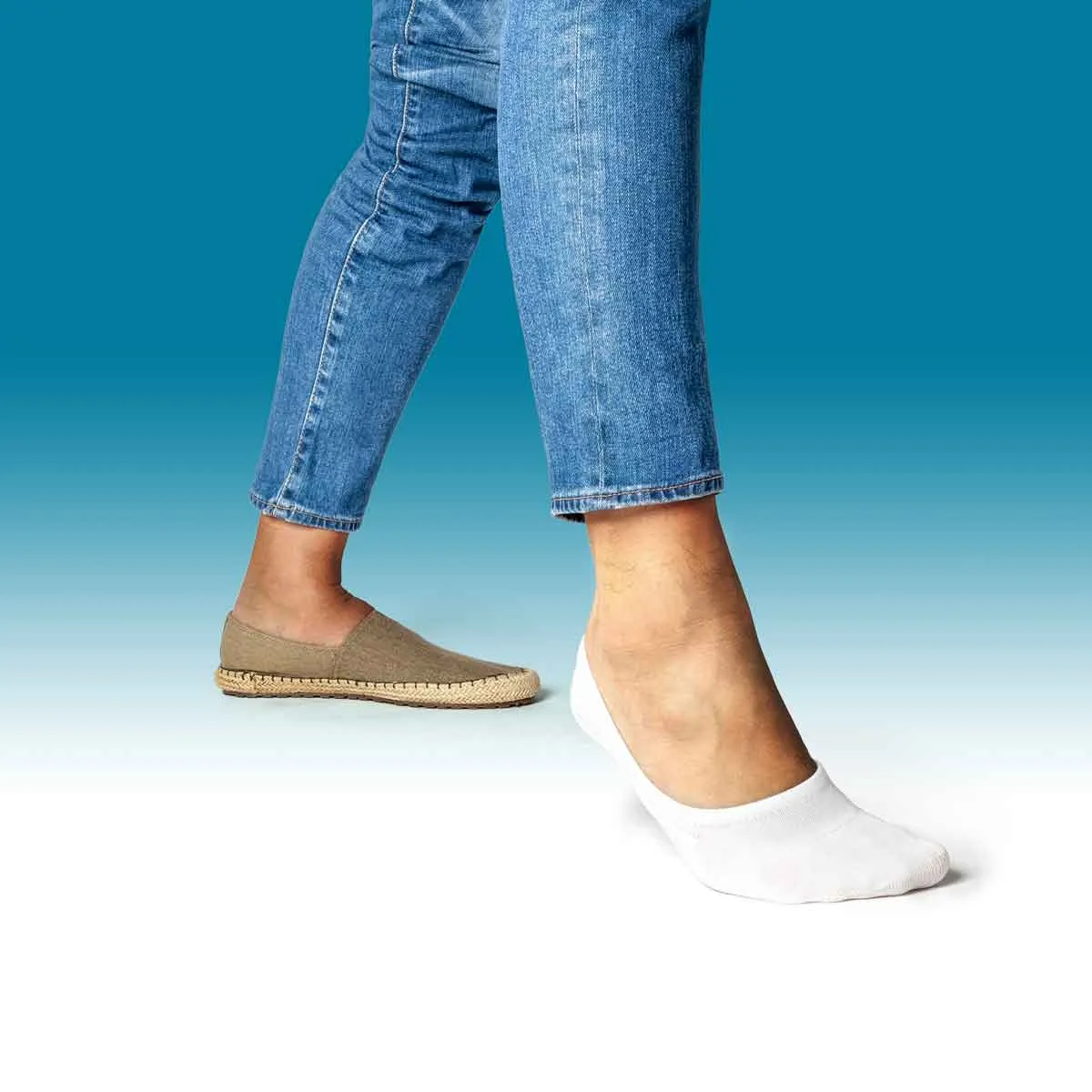 Active Low-cut Super Soft Modal Casual No Show Socks | WHITE