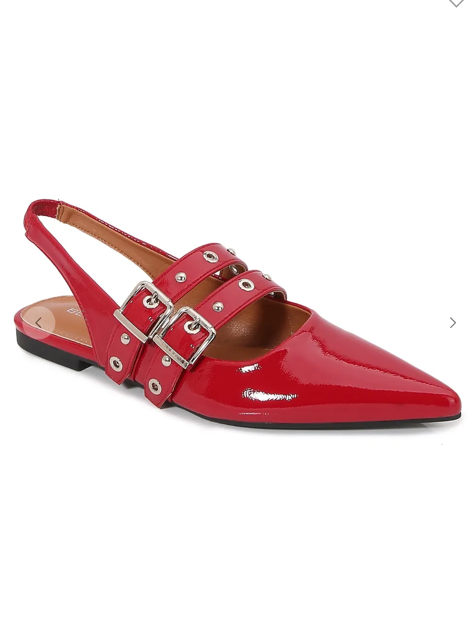 Anastasia Double Buckle Flats