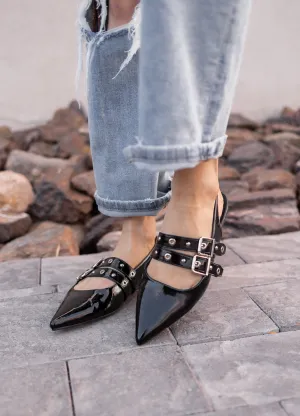 Anastasia Double Buckle Flats