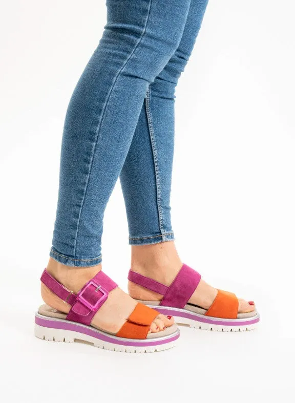 Ara Women's Malaga Sandal Pink Poppy