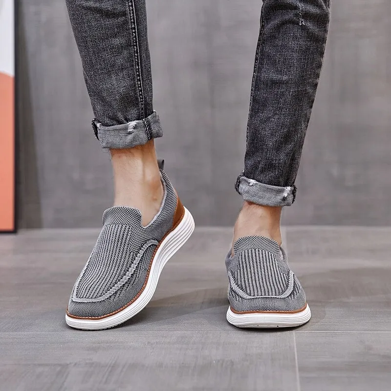 Autumn Men's Mesh Boat Shoes