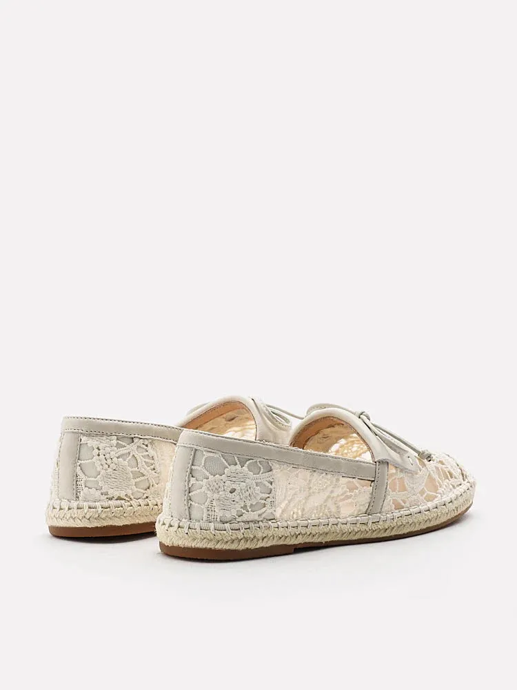 Avianna Lace and Bow Espadrilles