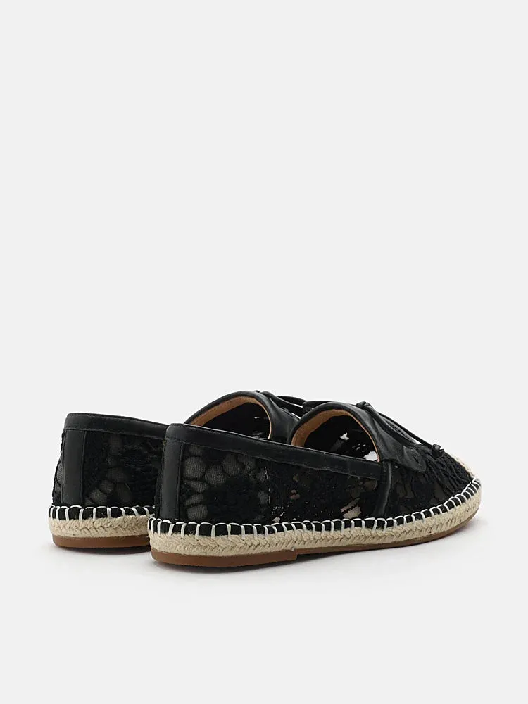 Avianna Lace and Bow Espadrilles
