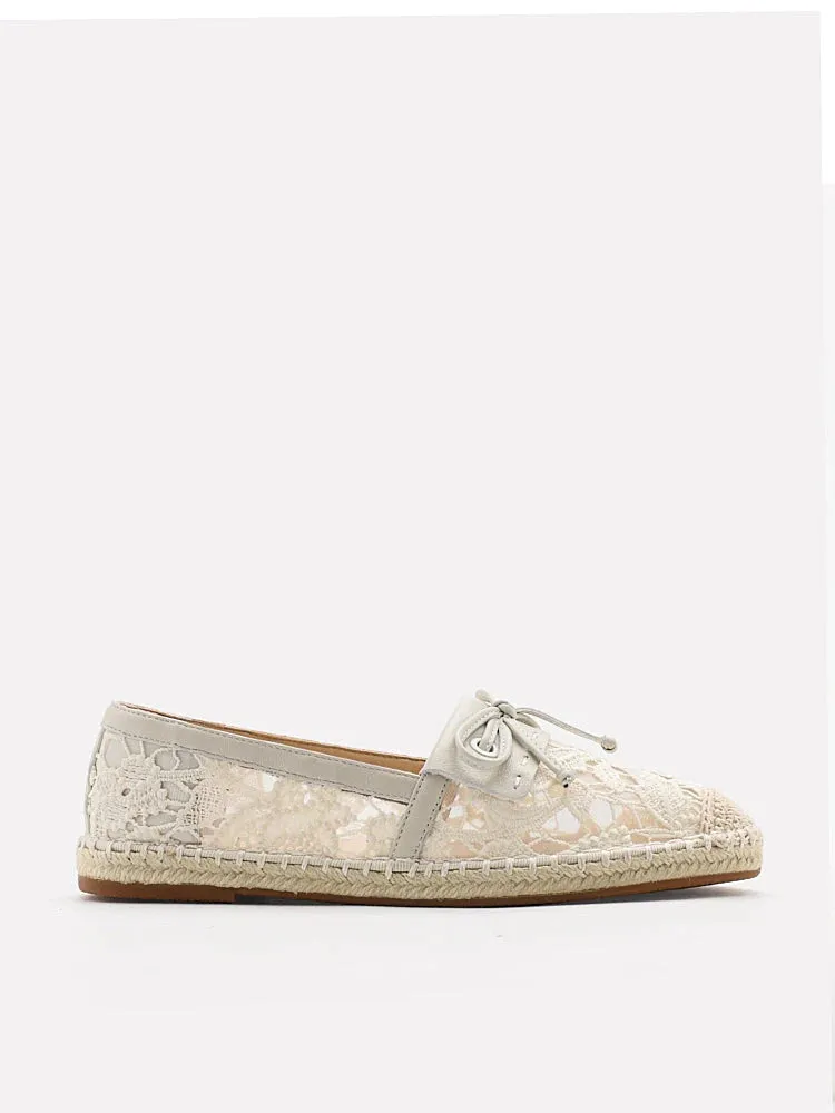 Avianna Lace and Bow Espadrilles