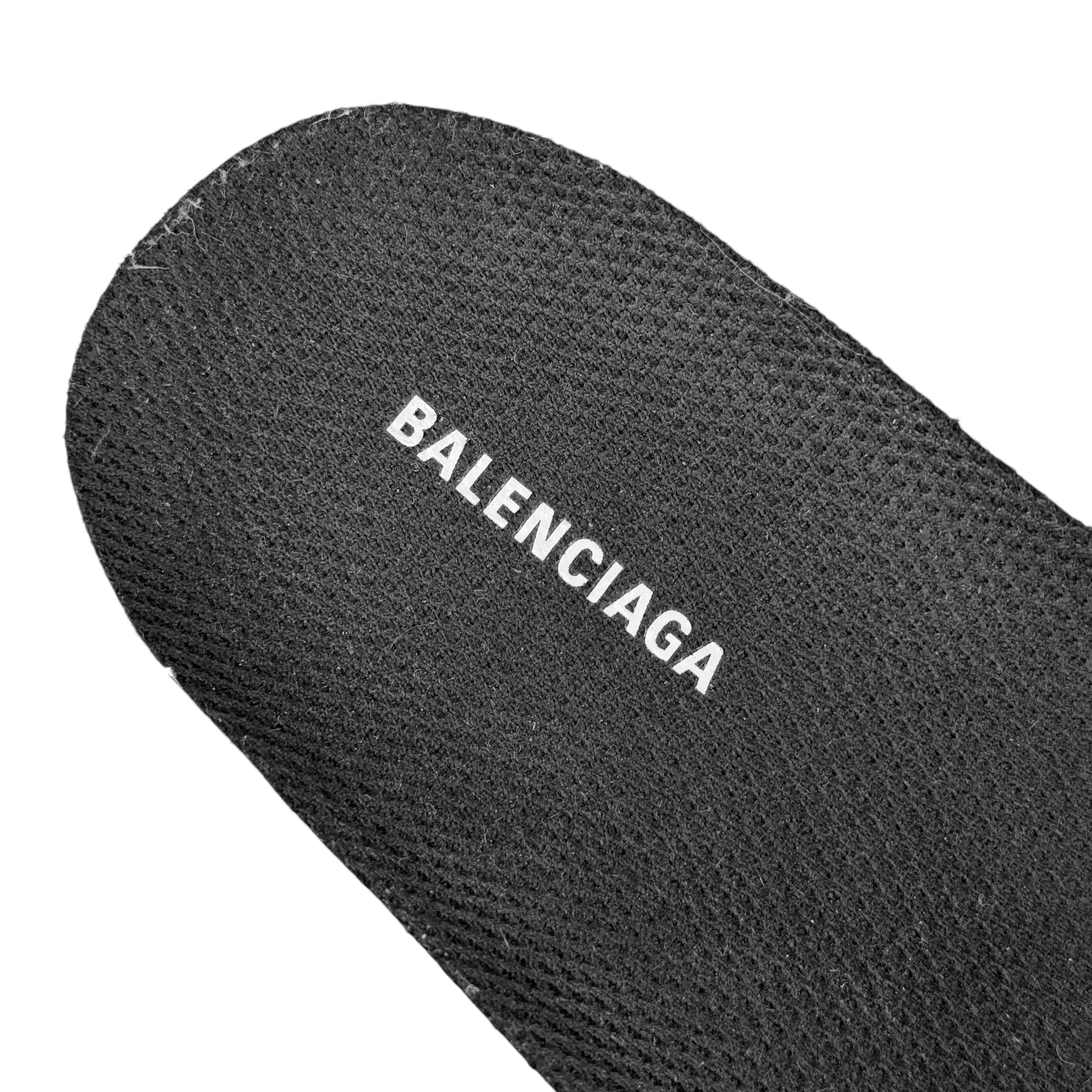 Balenciaga 524037 Black Double Foam & Mesh Triple S Sneakers
