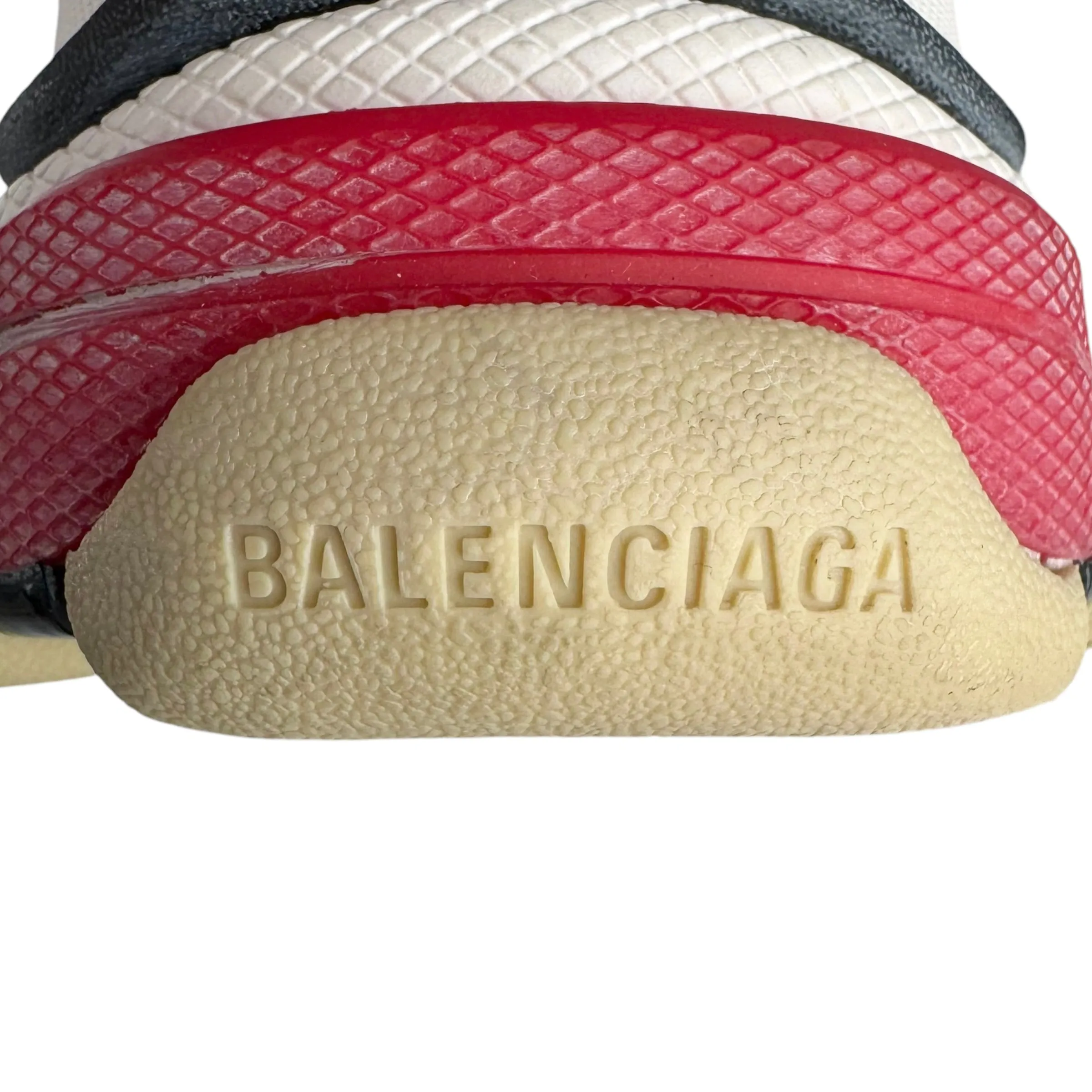 Balenciaga 524037 Black Double Foam & Mesh Triple S Sneakers