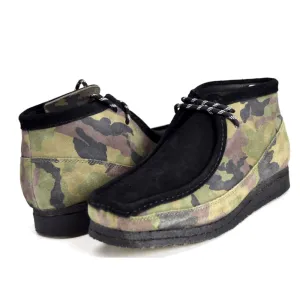 British Walkers Wallabee Boots Men's Camouflage Leather and Suede