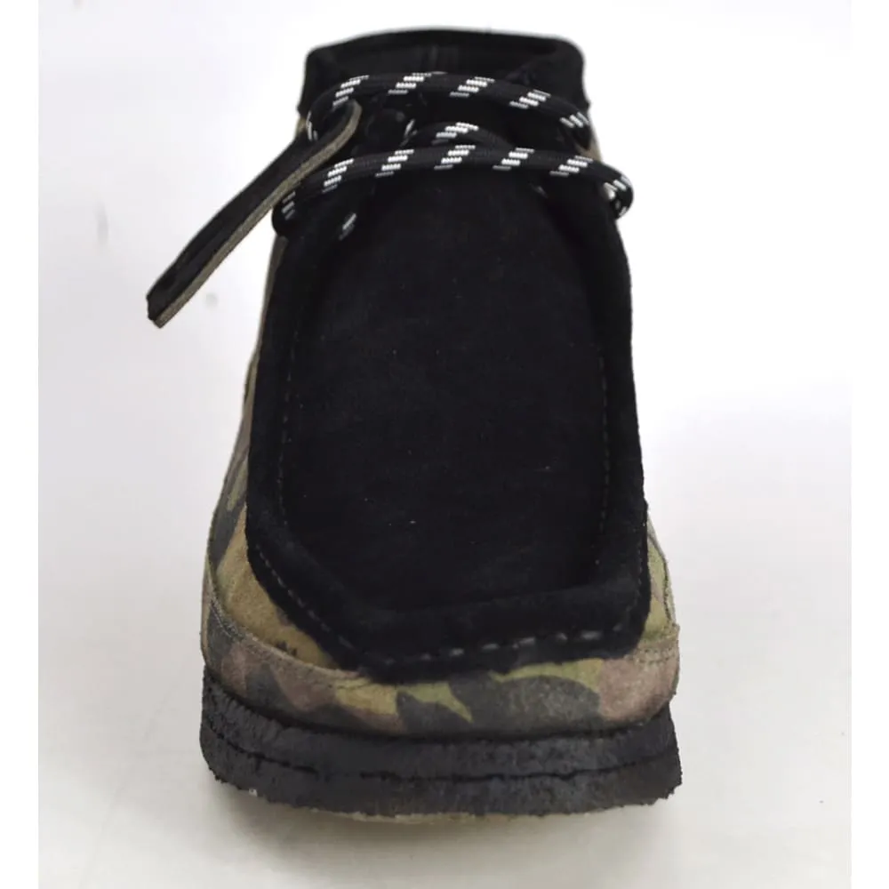British Walkers Wallabee Boots Men's Camouflage Leather and Suede