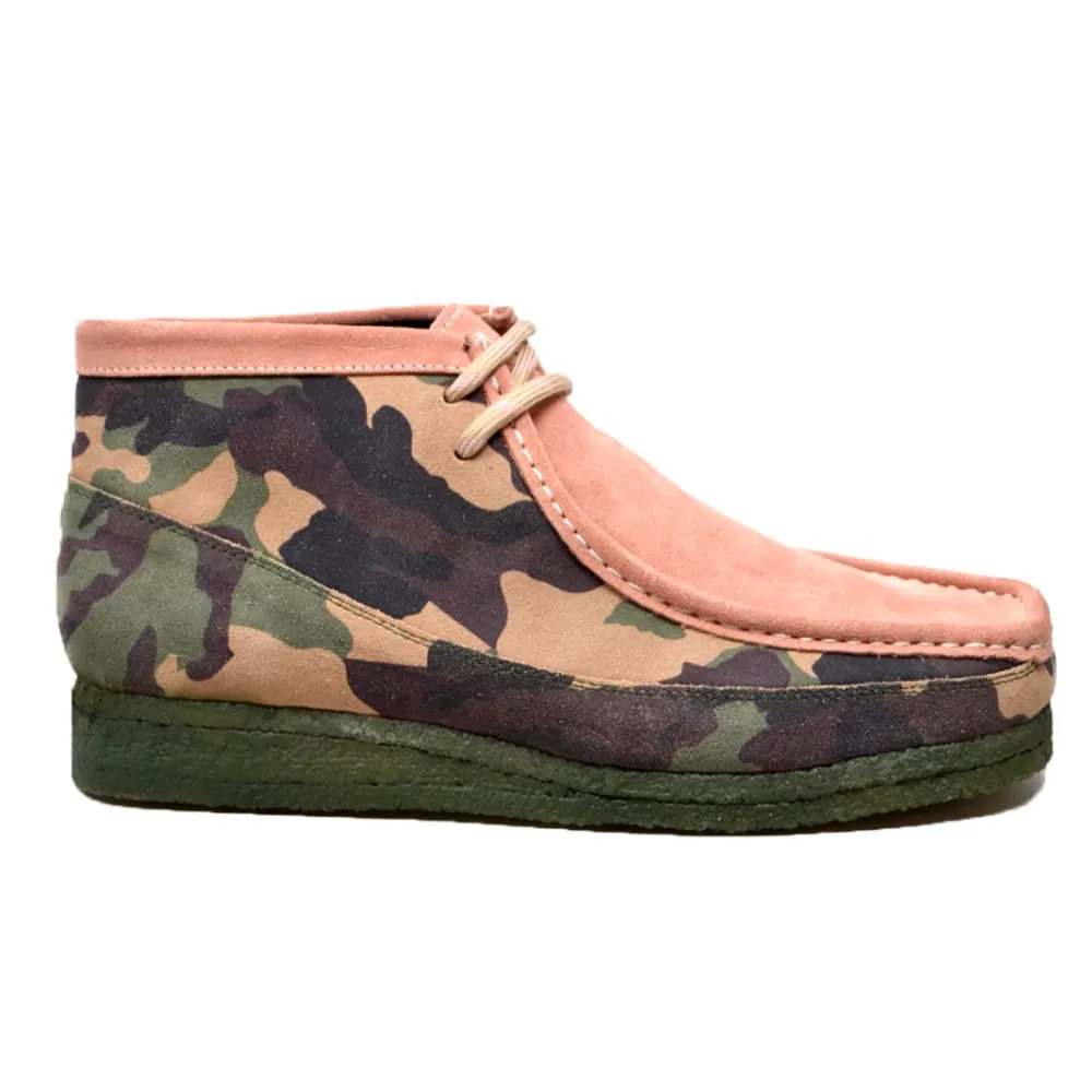 British Walkers Wallabee Boots Men's Camouflage Leather and Suede