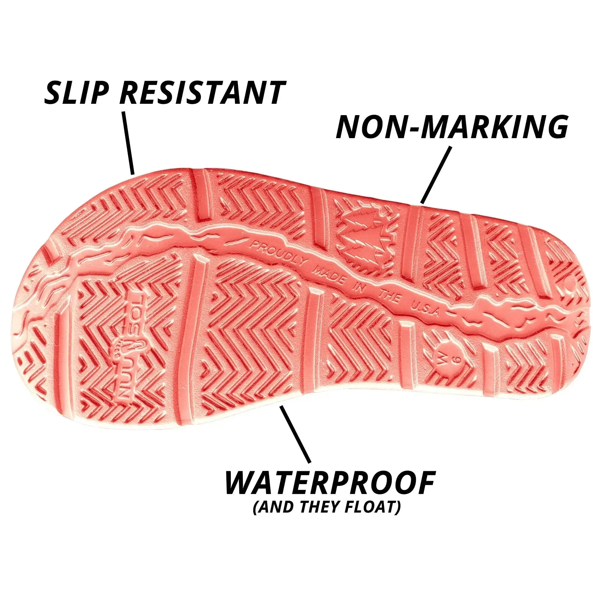 Cascade Flip Flop - Coral