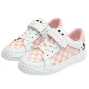 Classic Mickey Inspired Checkerboard Sneakers