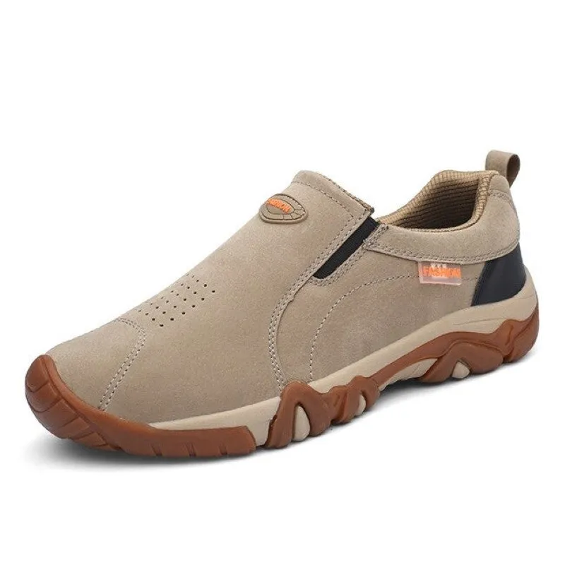 Classy Leather Outdoor Loafers Shoes
