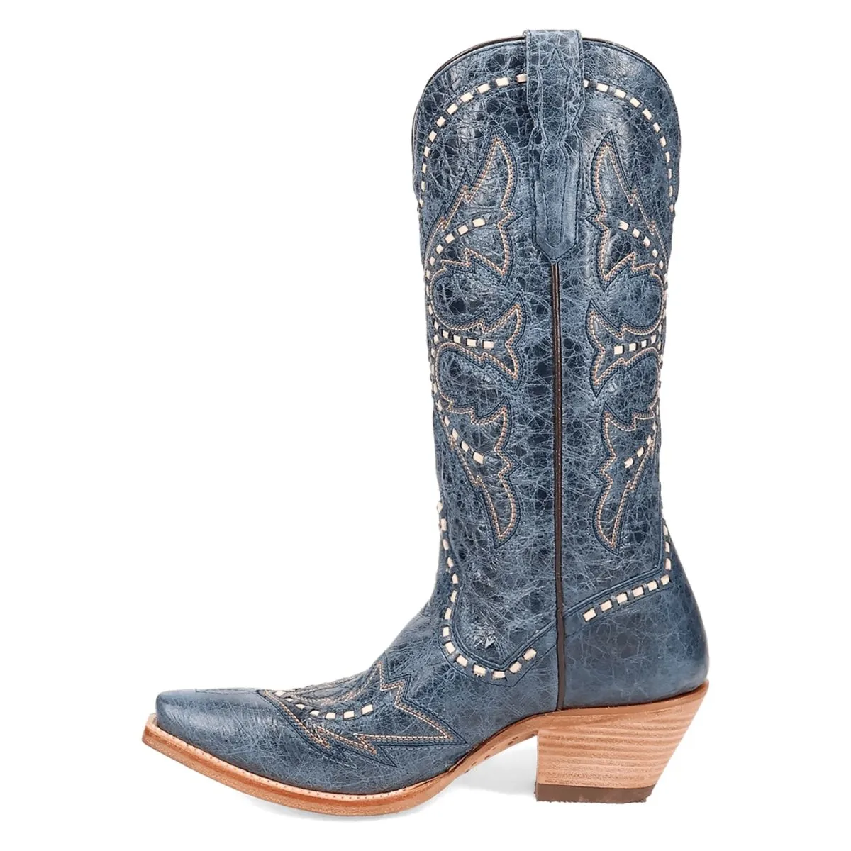 Dan Post Women's Mesa Snip Toe Leather Boots - Blue DP7019
