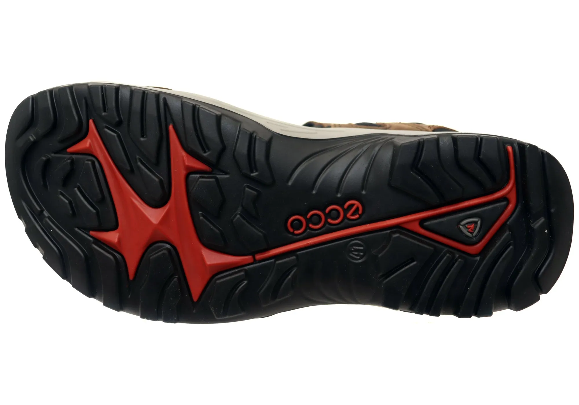 ECCO Mens Offroad Comfortable Leather Adjustable Sandals