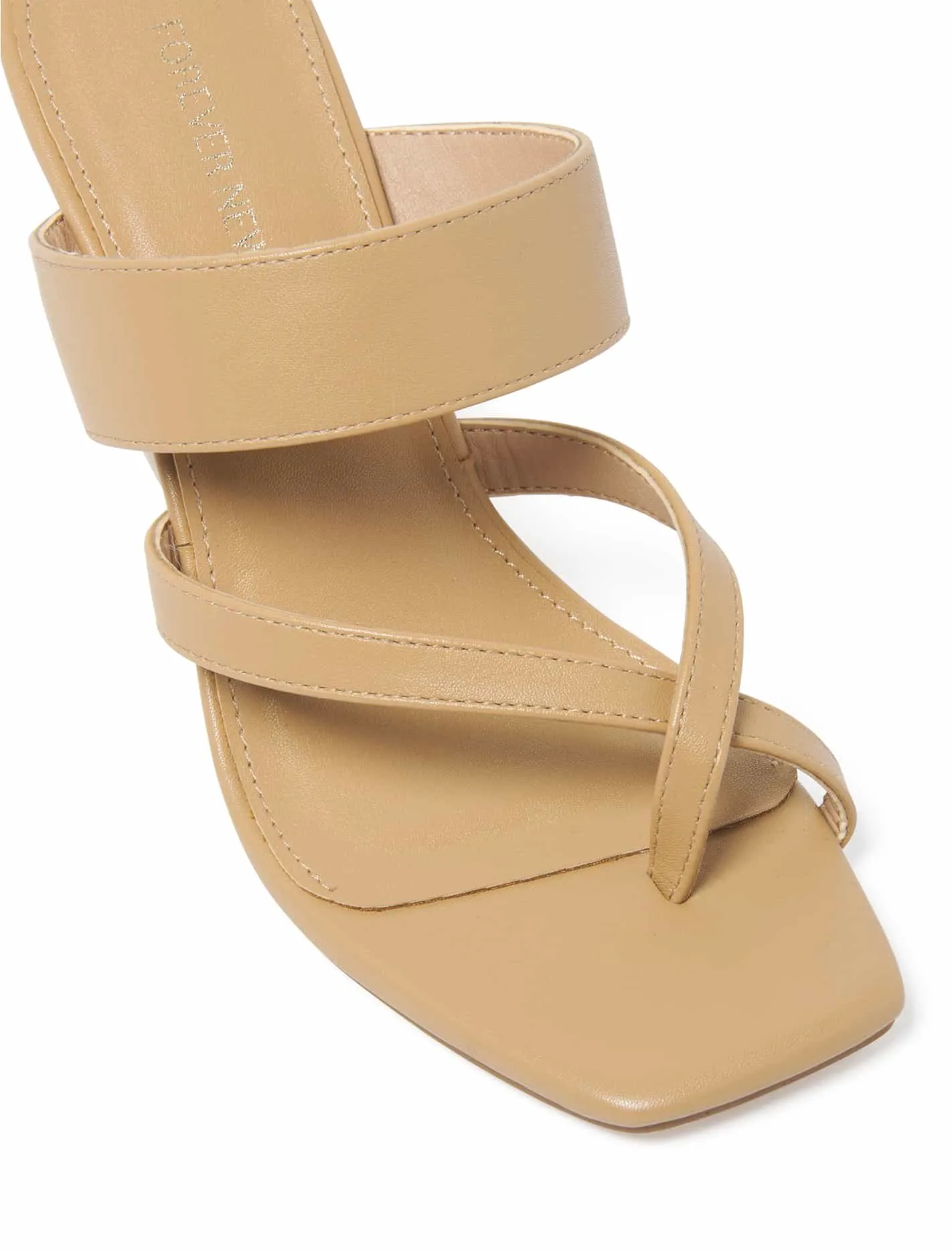 Elodie Crossover Toe Loop Wedge Heel