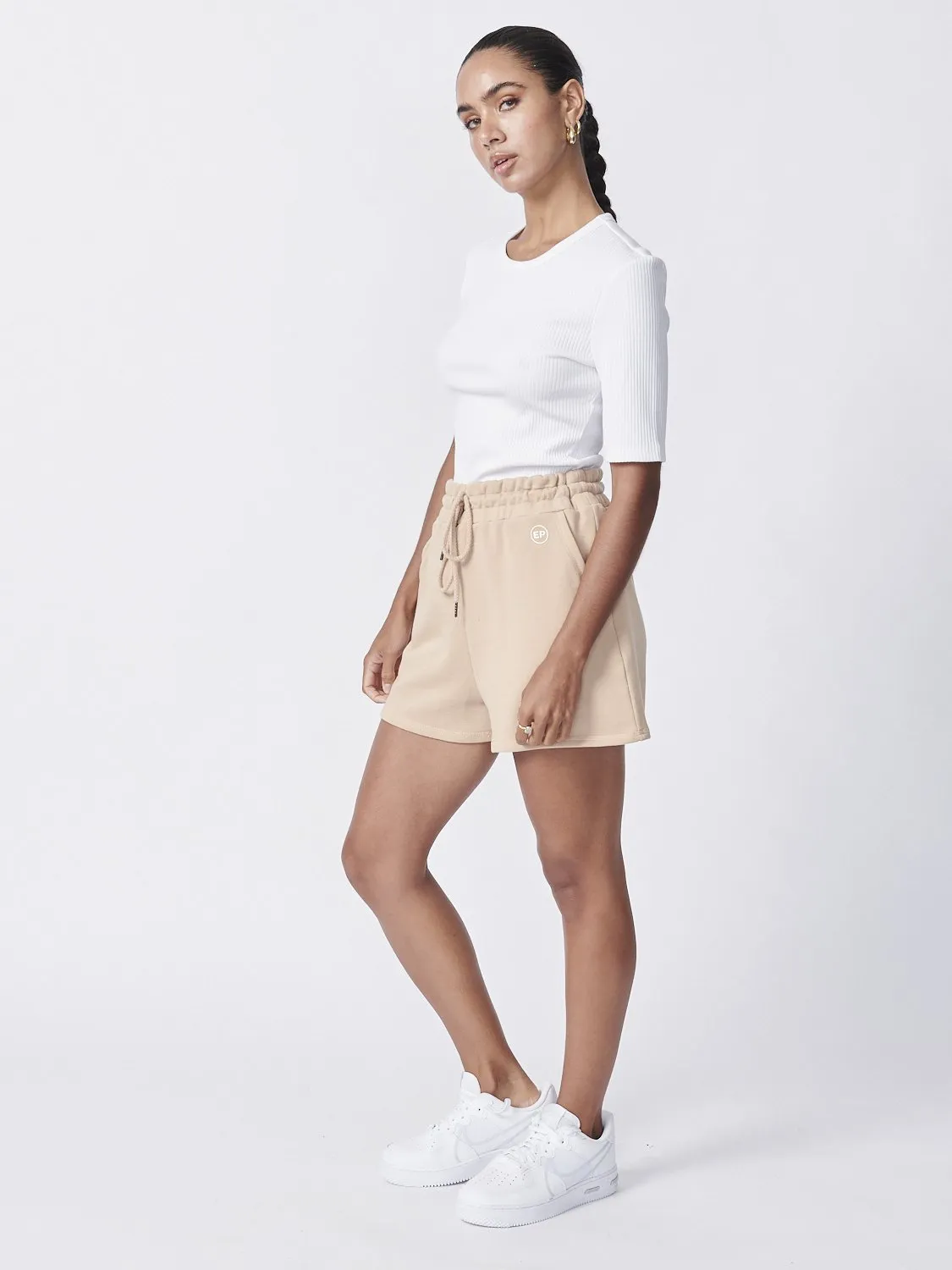 Ena Pelly Essential Track Short Latte