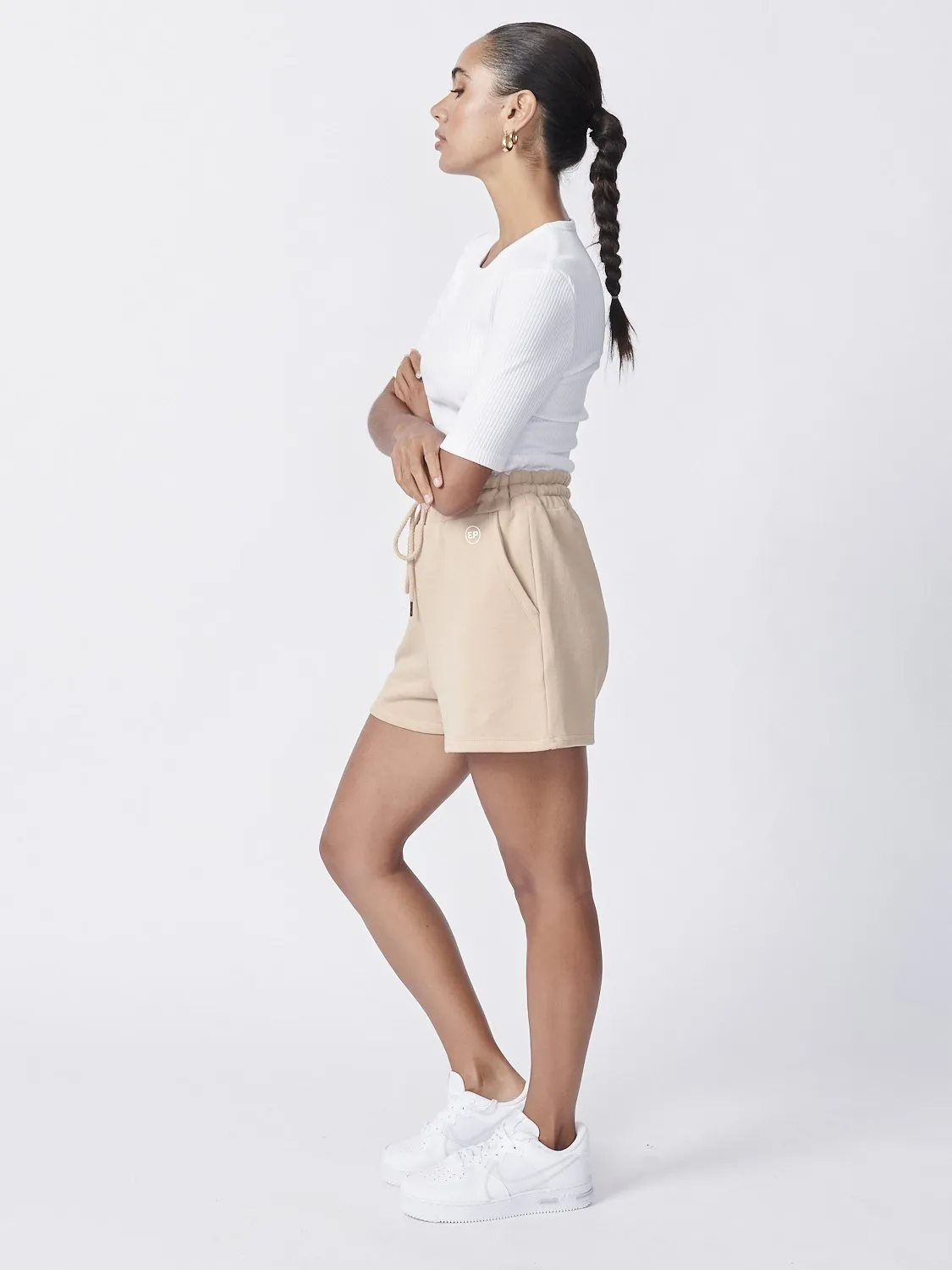 Ena Pelly Essential Track Short Latte
