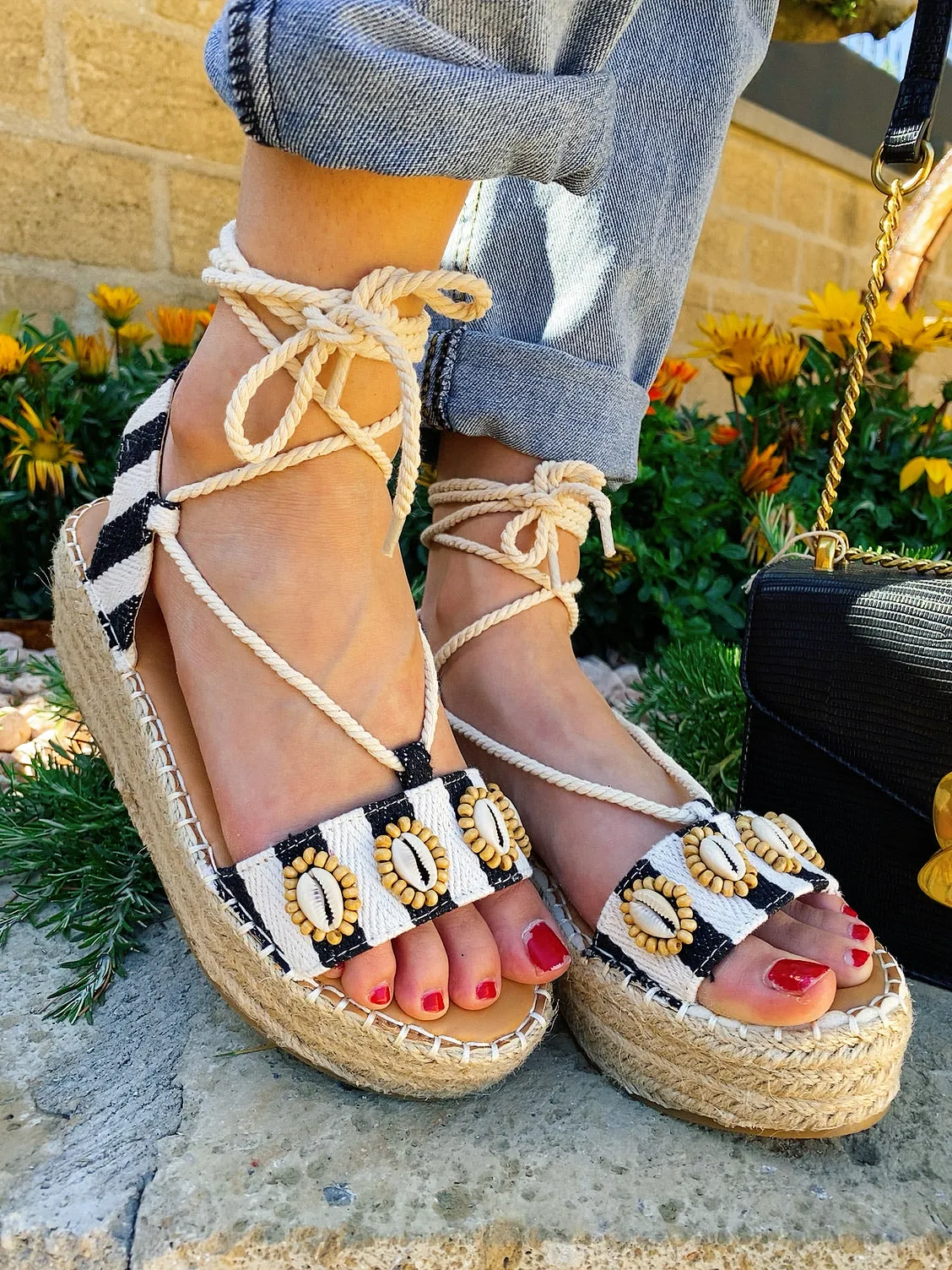 Espadrillas conchiglie