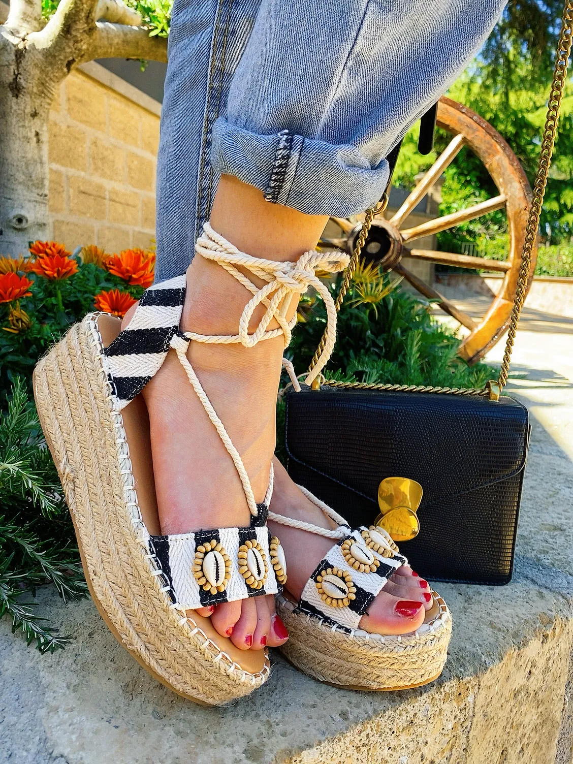 Espadrillas conchiglie