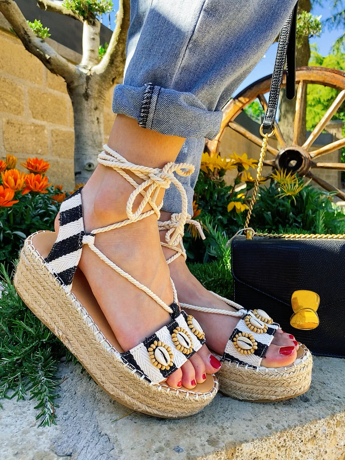 Espadrillas conchiglie