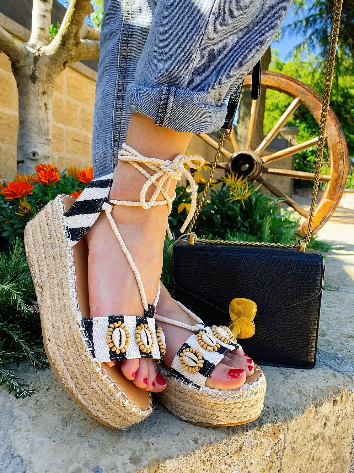 Espadrillas conchiglie