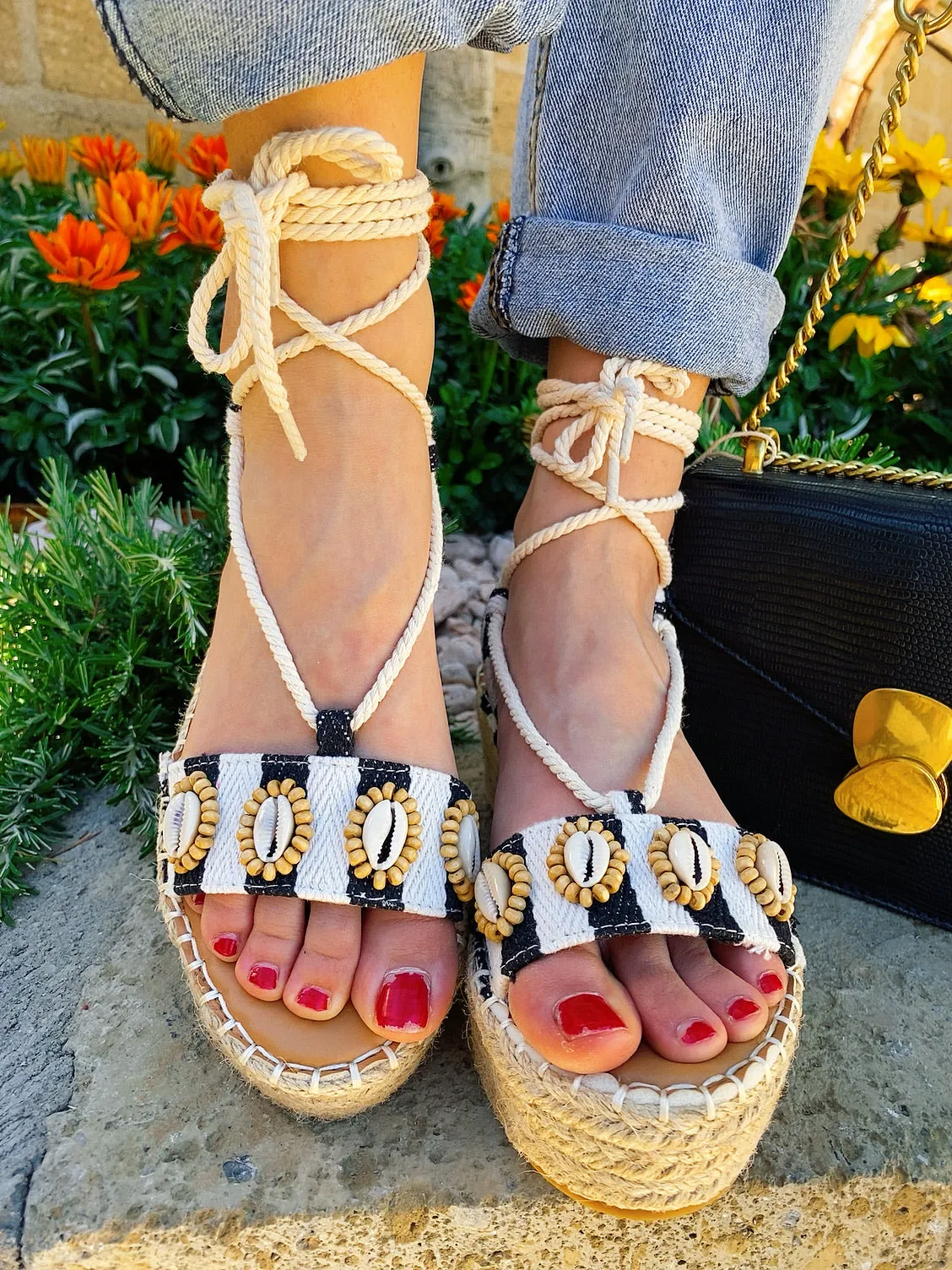 Espadrillas conchiglie