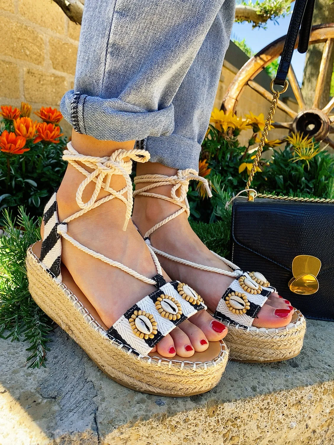 Espadrillas conchiglie