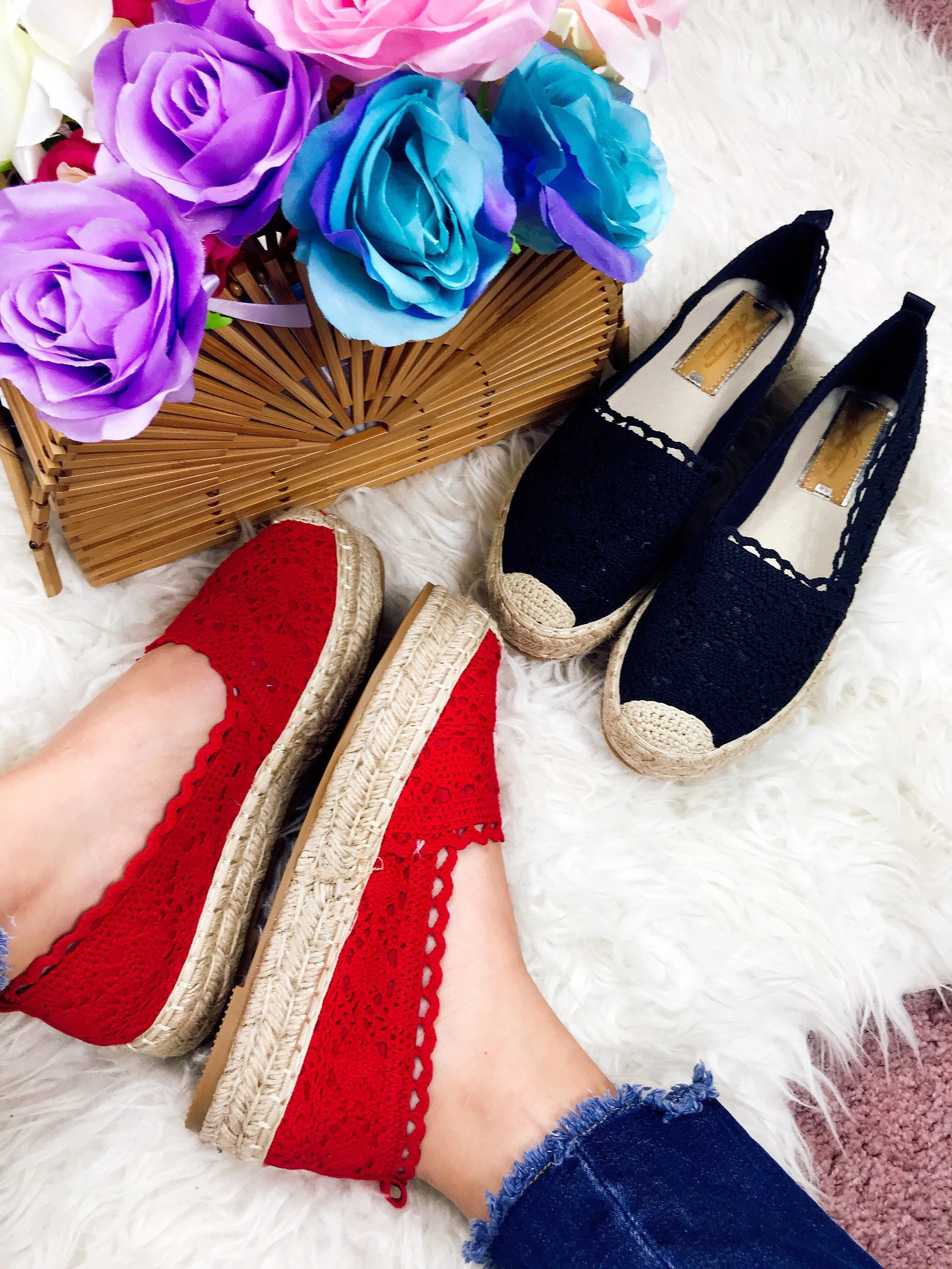 Espadrillas in pizzo