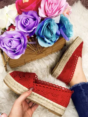Espadrillas in pizzo