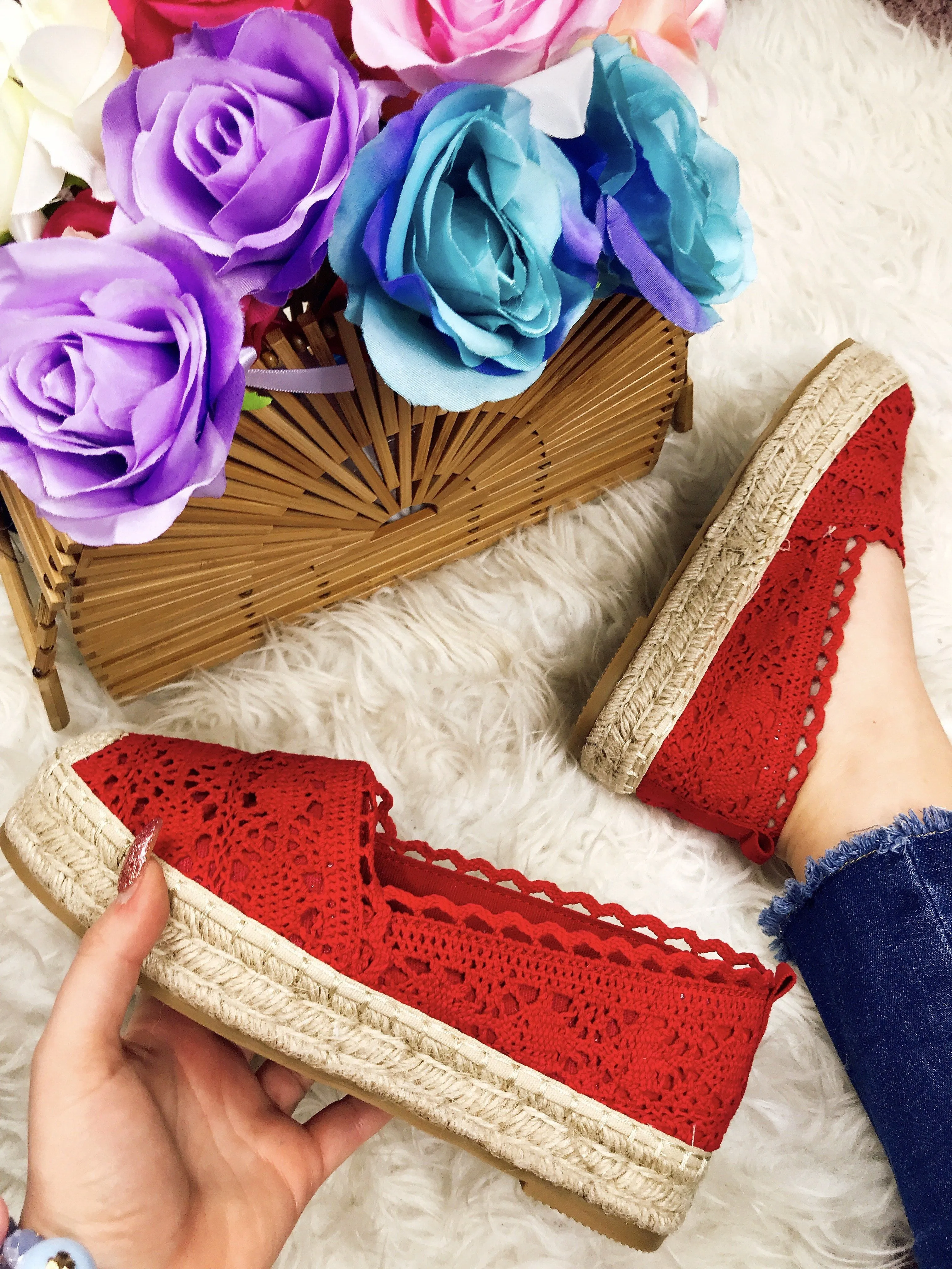 Espadrillas in pizzo