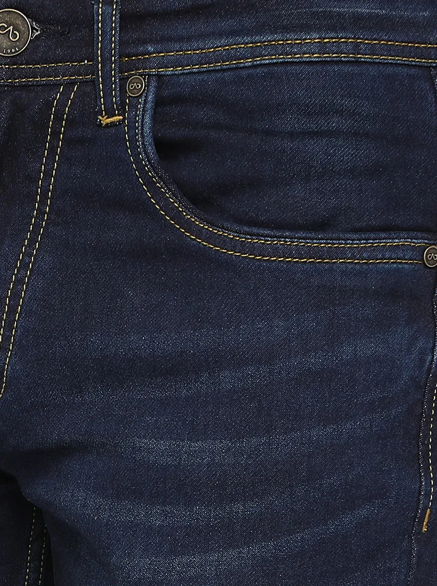 Faded Blue Washed Straight Fit Jeans | JadeBlue
