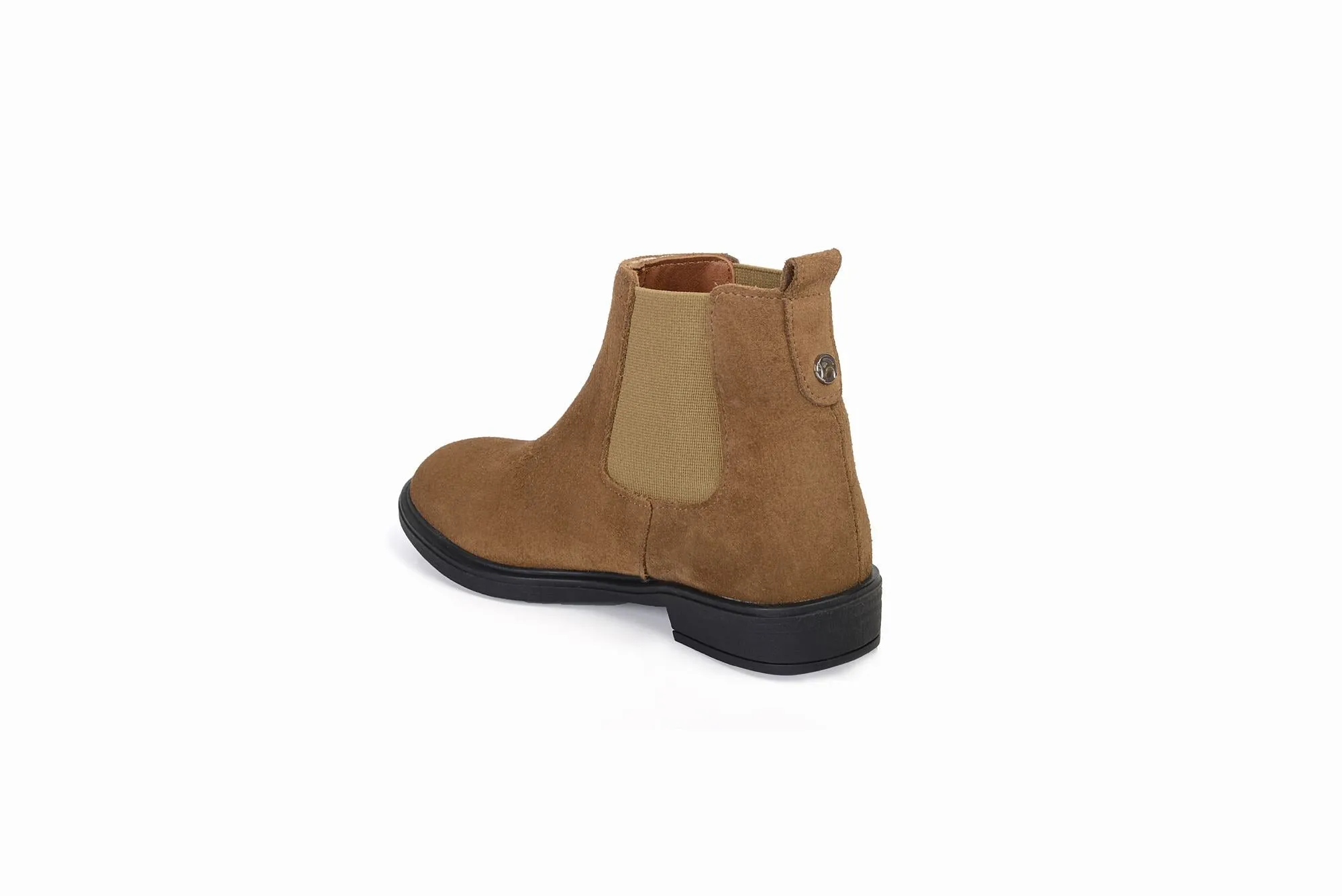 FOOT FEDERATION CHELSEA KIDS' BOOT SUEDE TOBACCO