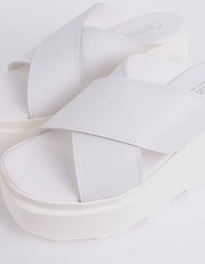 Grateful White Leather