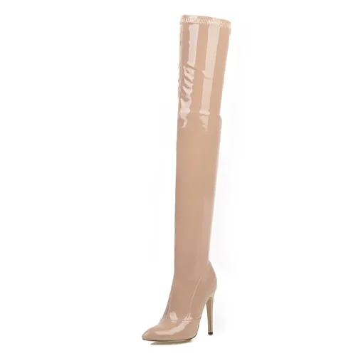 High Heels Over The Knee Boots Women Stretch Thigh High Boots