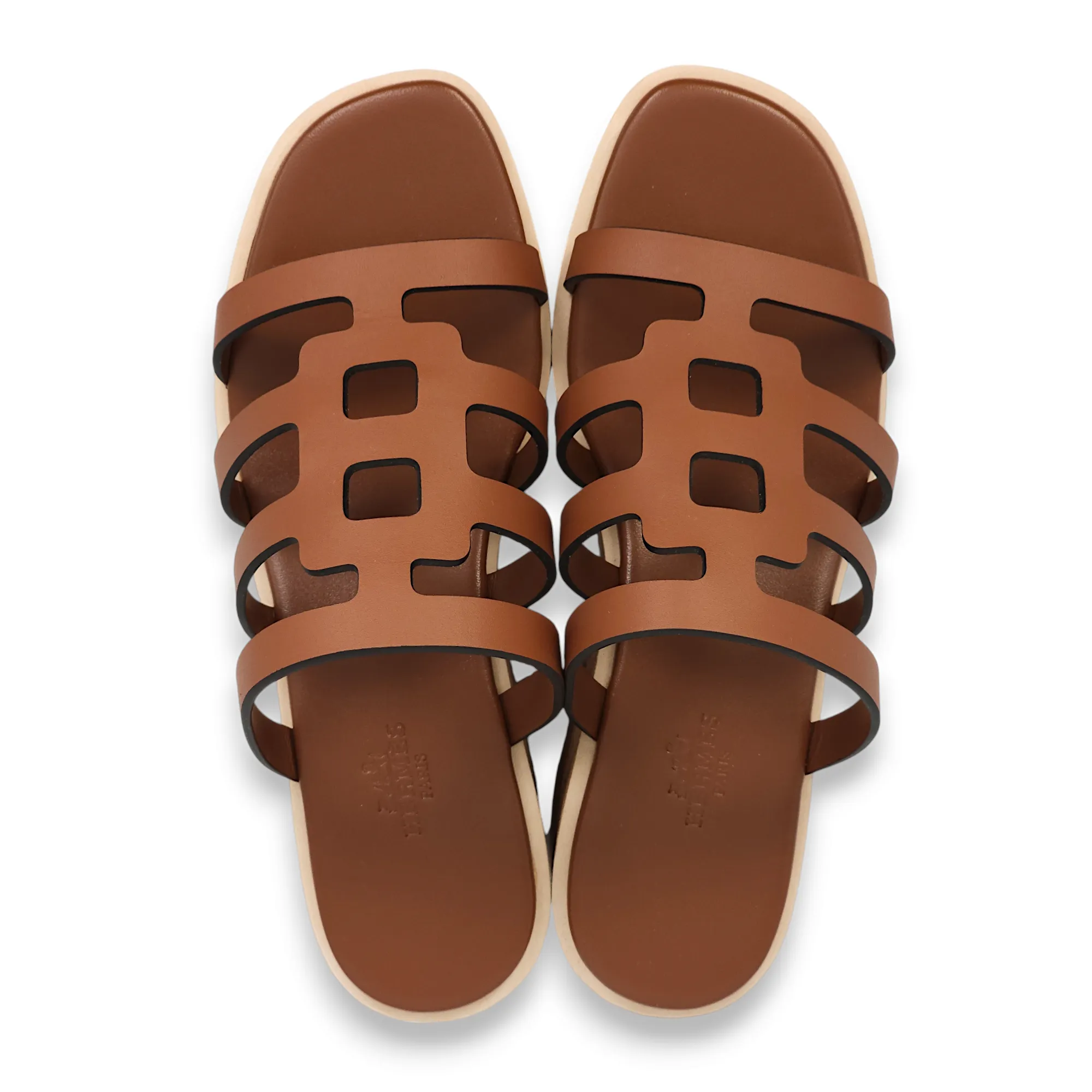 Isabella 30 37 Gold Sandals in Calfskin