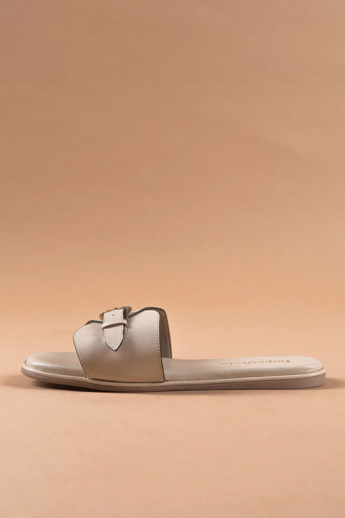 Ivory Chic Buckle Sandals