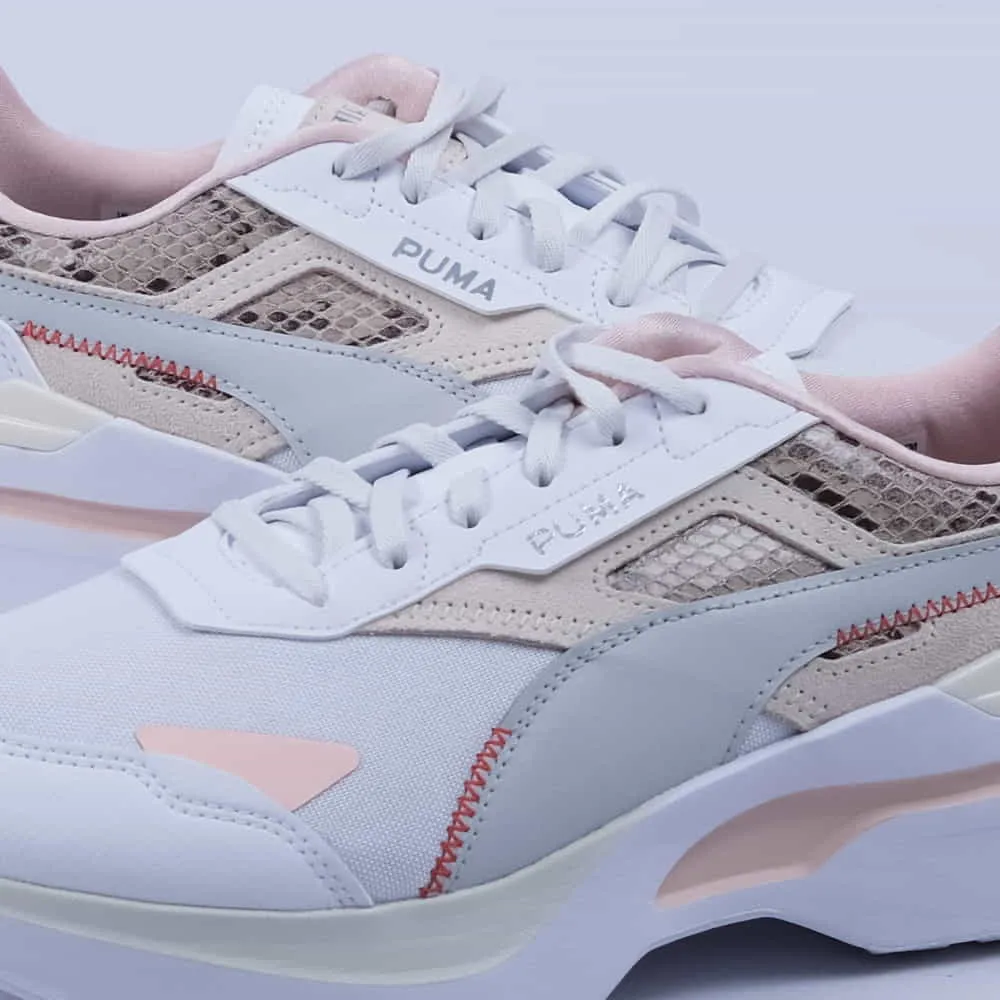 Kosmo Rider Soft Sneakers (White/Rose)