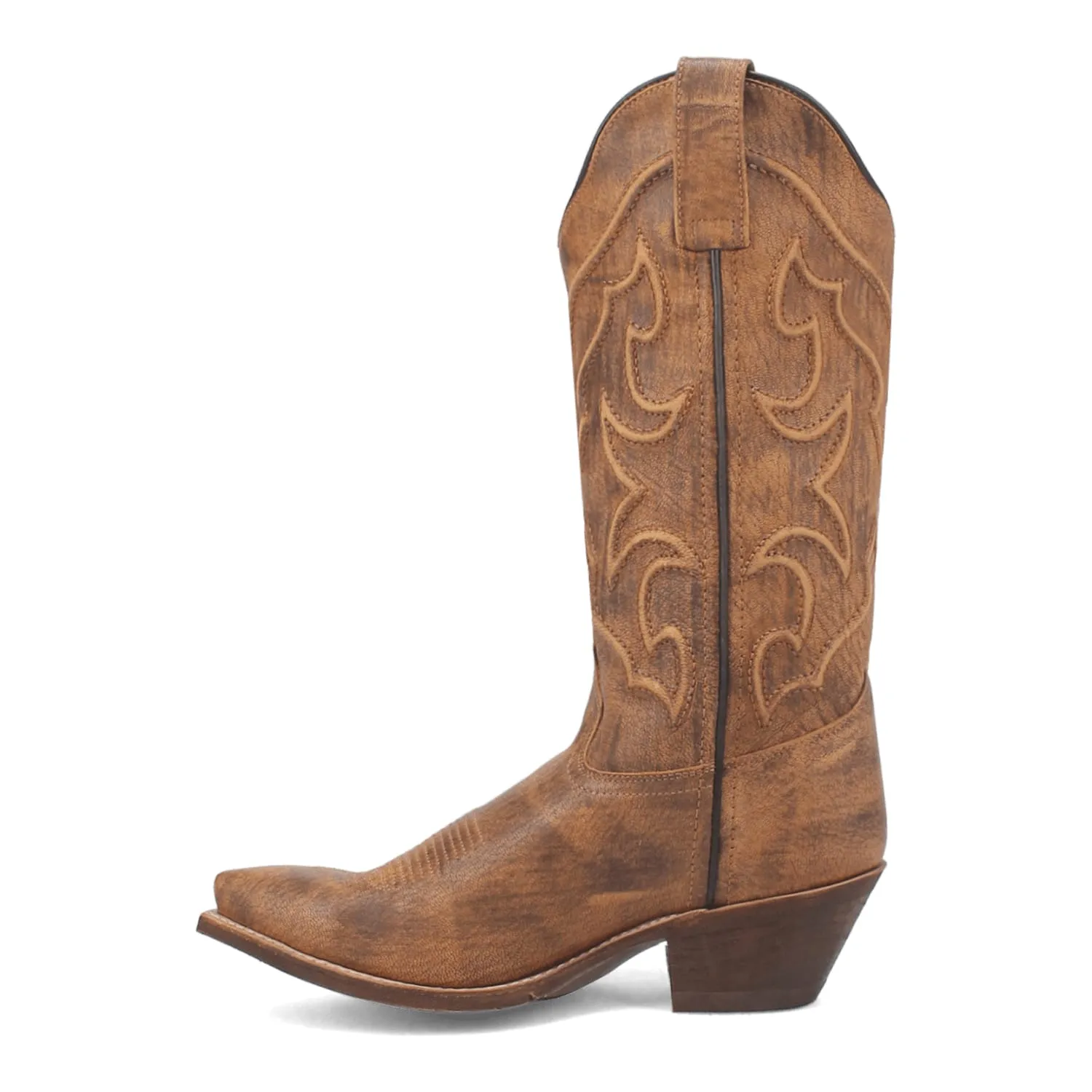 Laredo Women's Reva Snip Toe Leather Boots - Honey 54267