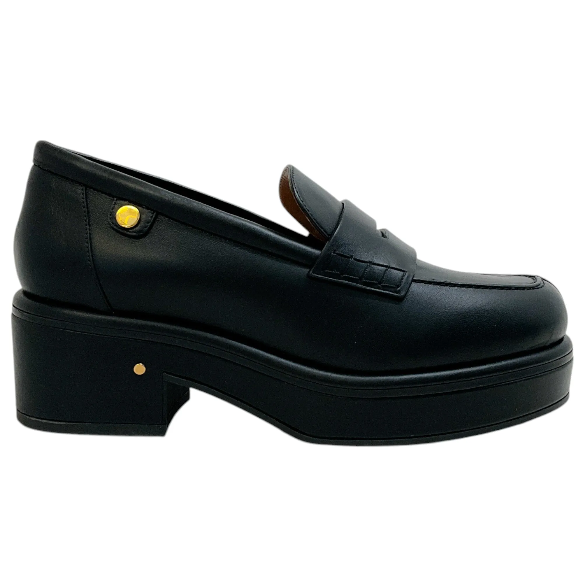 Laurence Dacade Black Leather Ivone Loafers