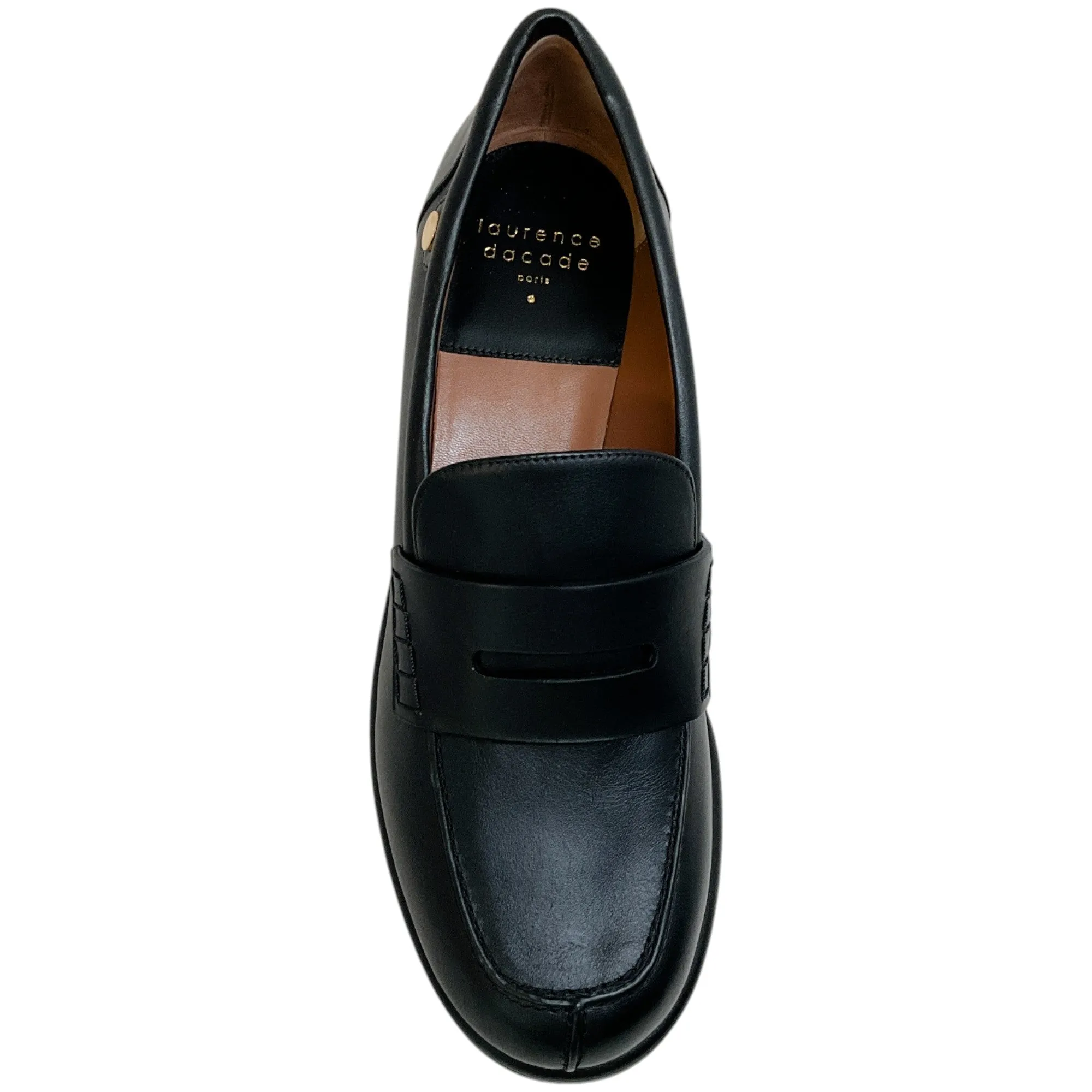 Laurence Dacade Black Leather Ivone Loafers