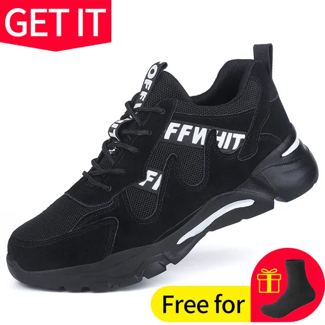 Men Steel Toe Cap Puncture-Proof shoes