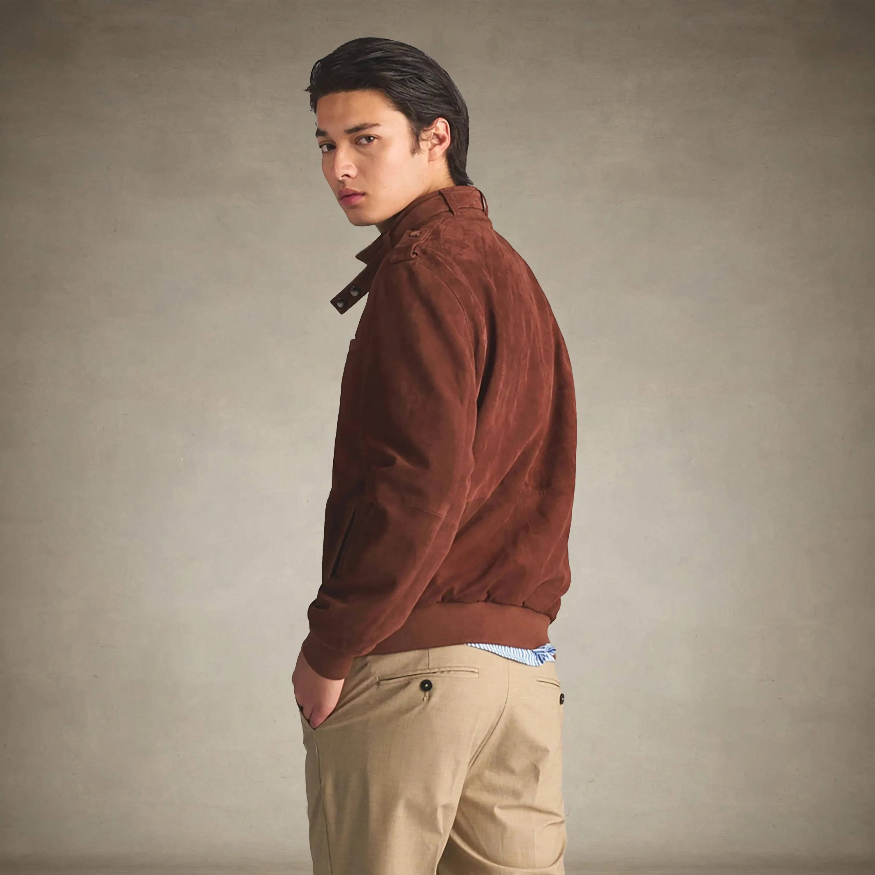Men's Soft Suede Iconic Jacket