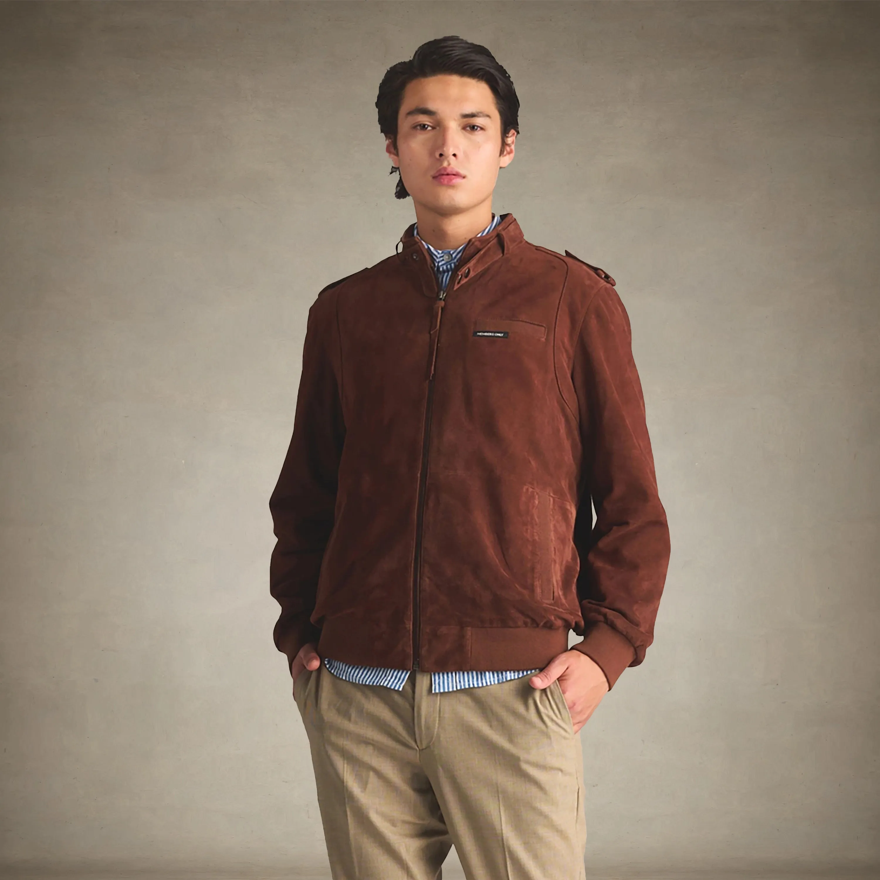 Men's Soft Suede Iconic Jacket