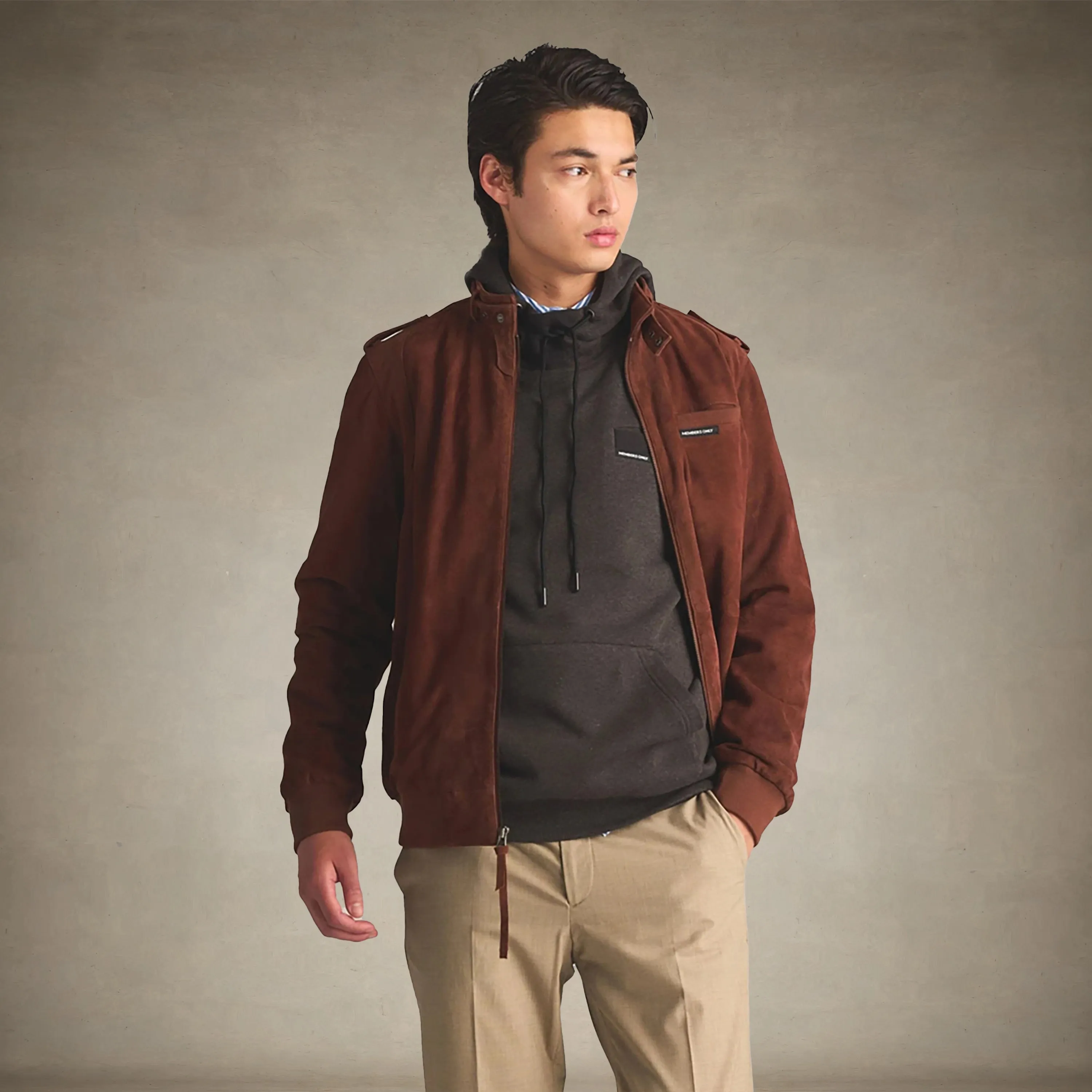 Men's Soft Suede Iconic Jacket