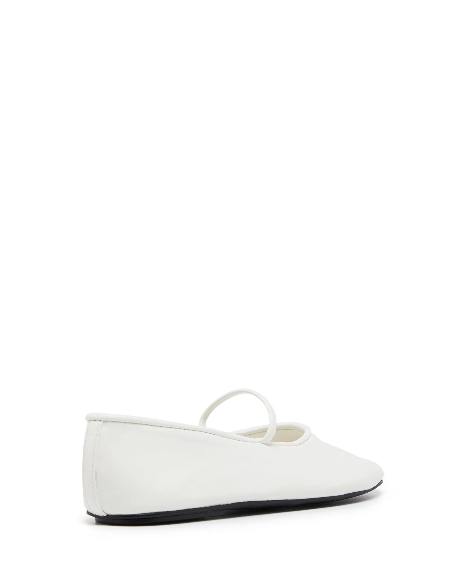 Moncherri Ballet Flat White Smooth