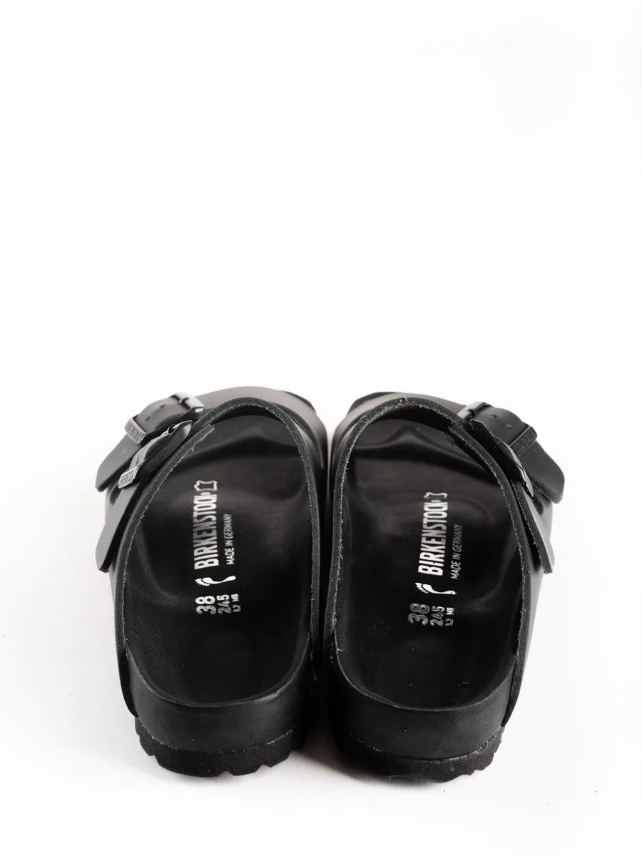 monterey sandal - black/leather