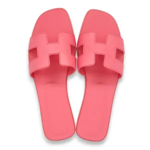 Oran 36.5 Rose Petale Sandals in Calfskin