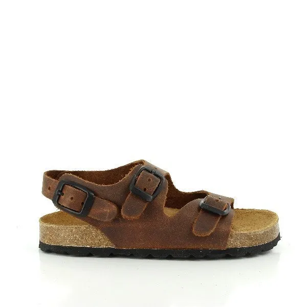 Plakton 110046 Brown Slingback Kids Sandals