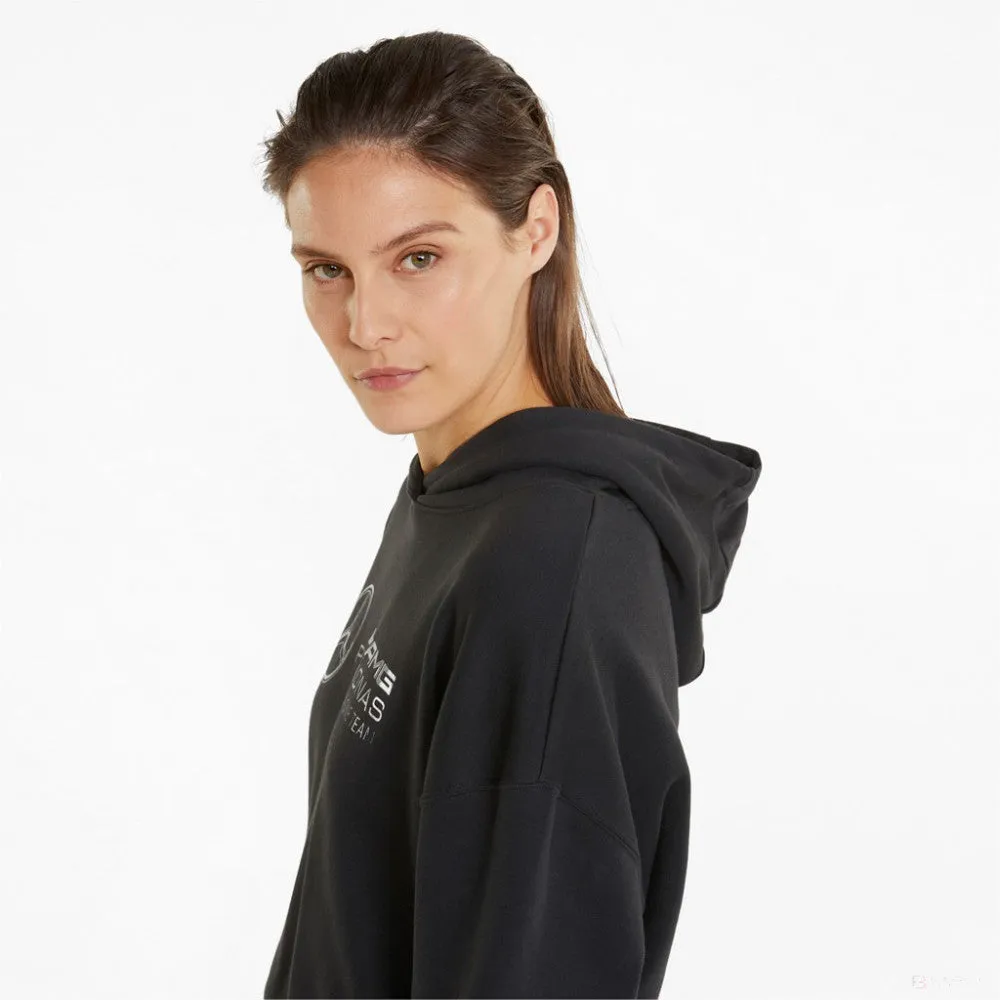 Puma Mercedes Hooded Womens Sweatshirt, Black, 2022