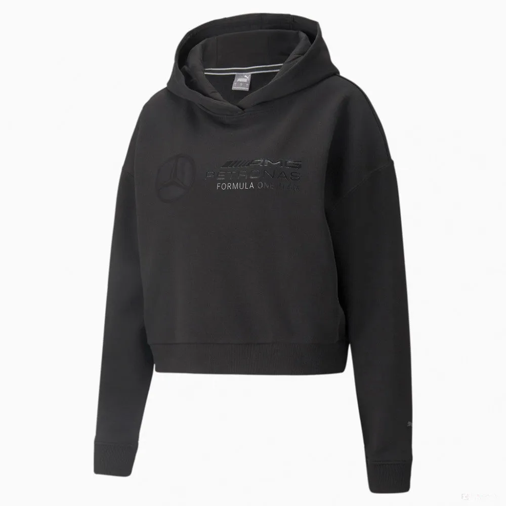 Puma Mercedes Hooded Womens Sweatshirt, Black, 2022